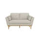 83'' Upholstered Sofa Set With Reversible Tray Ottoman
