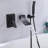 2 Handle Wall Waterfall Faucet with Diverter-63569974