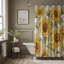 Rideau de douche 1 pièce Bright Sunflowers-116971619