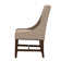 Barlow Linen Upholstered Dining Chair in Light Cream/Biege