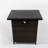 28Inch Wicker Square Fire Pit Table
