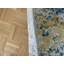 Tapis oriental bleu abstrait noué à la main 5 po 11 po x 9 po G12269