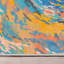  Tapis multicolore à tissage plat en marbre abstrait Abstract Harmony Boho-88588476