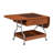Modern Rectangular Extendable and Folding  Coffee Table with Wheels