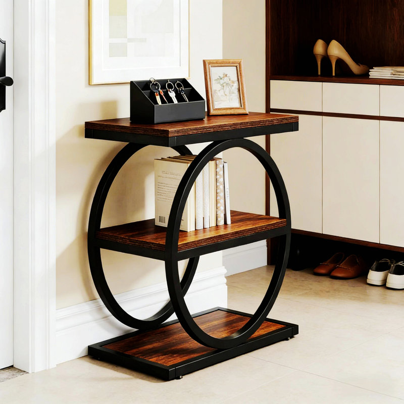 3-Tier Sofa Table for Living Spaces