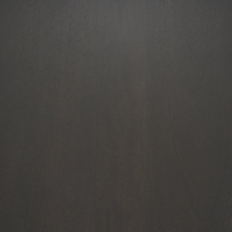 60'' Dark Brown Solid Wood Round Pedestal Dining Table