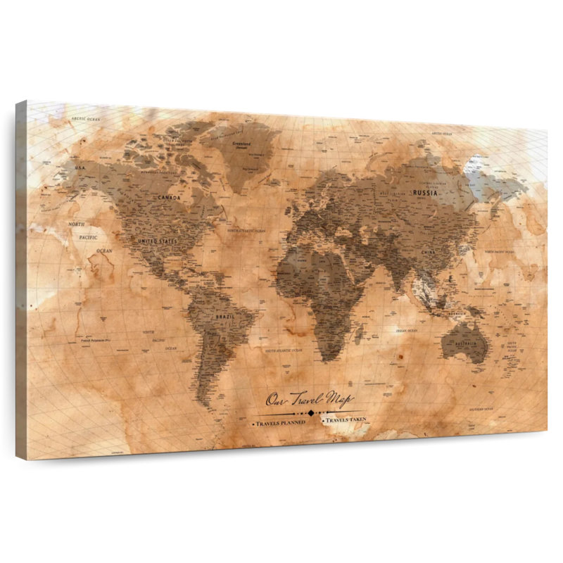 Our Travel Milstead Push Pin II, 24" H x 36" W