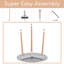 Deshawn 80 cm Beech Round Dining Table with Wood Base-1895305079