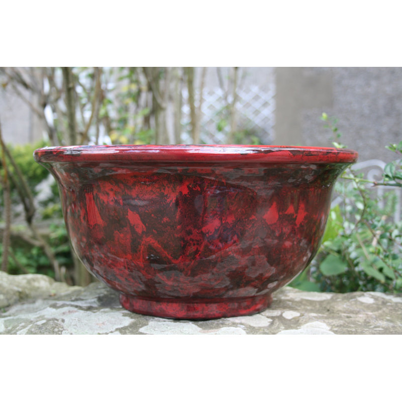 Kylemore Plant Pot, Ruby Red