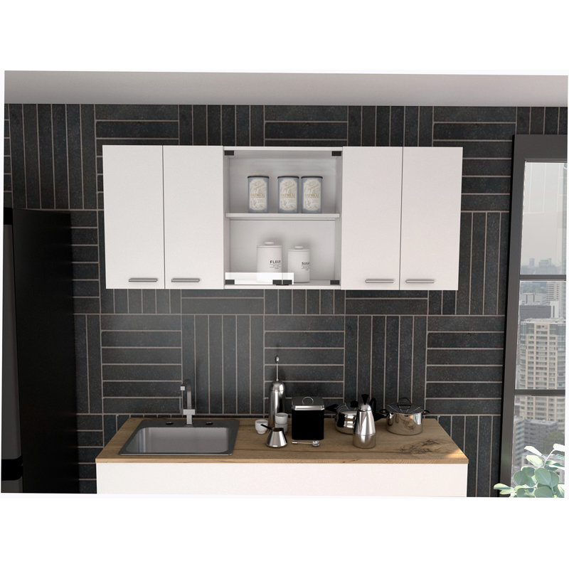 Armoire d'appoint 59 pouces blanche