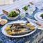Sitio Stripe 17" Serving Platter