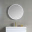 Ensemble de meuble-lavabo mural simple 30 po avec miroir Fahriye
