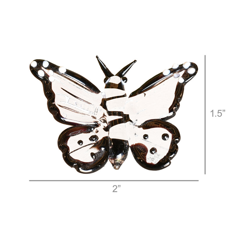 Papillon en verre Aliesa