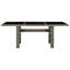 Promfret Rectangular Metal Outdoor Dining Table , 200cm W 100cm D-297022754