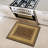 Easy Care Non-Slip Border Design Area Rug For Living Room, Hallway Rug-1214898140