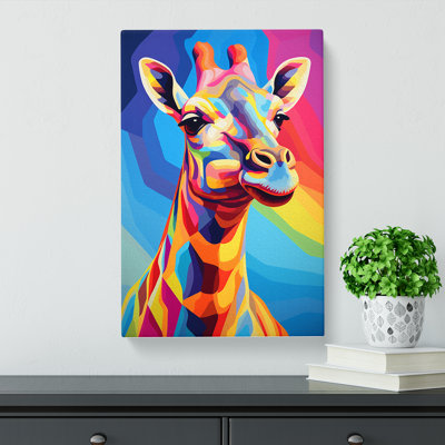 Giraffe Op No.3 - Wrapped Canvas