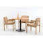 Oda Outdoor Teak Dining Armchair-1962237764