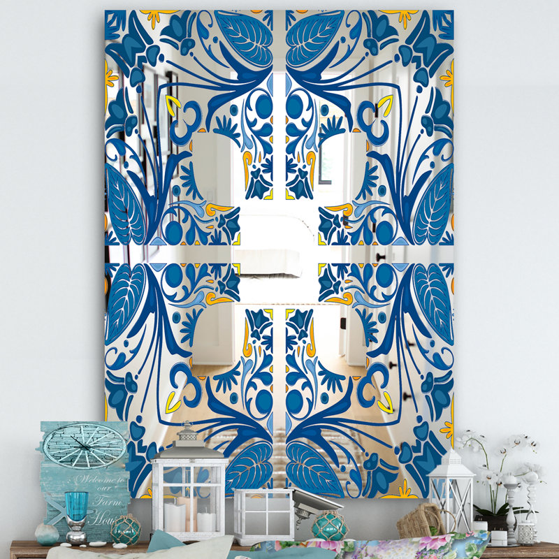 Miroir mural Tiles Bohemian and Eclectic, H 39,4 po x l 29,5 po
