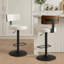 Tabouret de bar réglable en hauteur 25-33 po avec siège pivotant à 360 ° Sonja-130115387