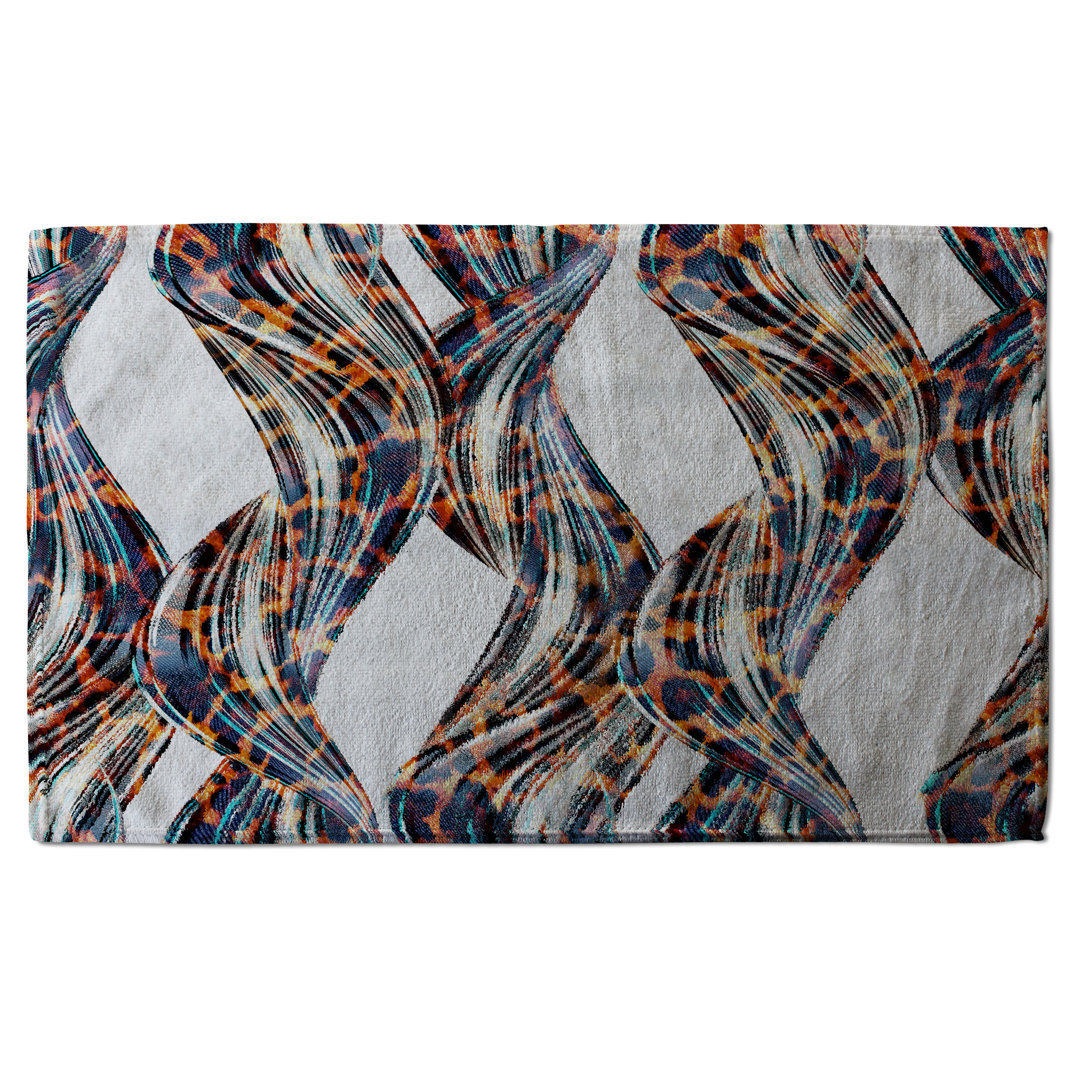 Snake and Leopard Skin Tea Towel