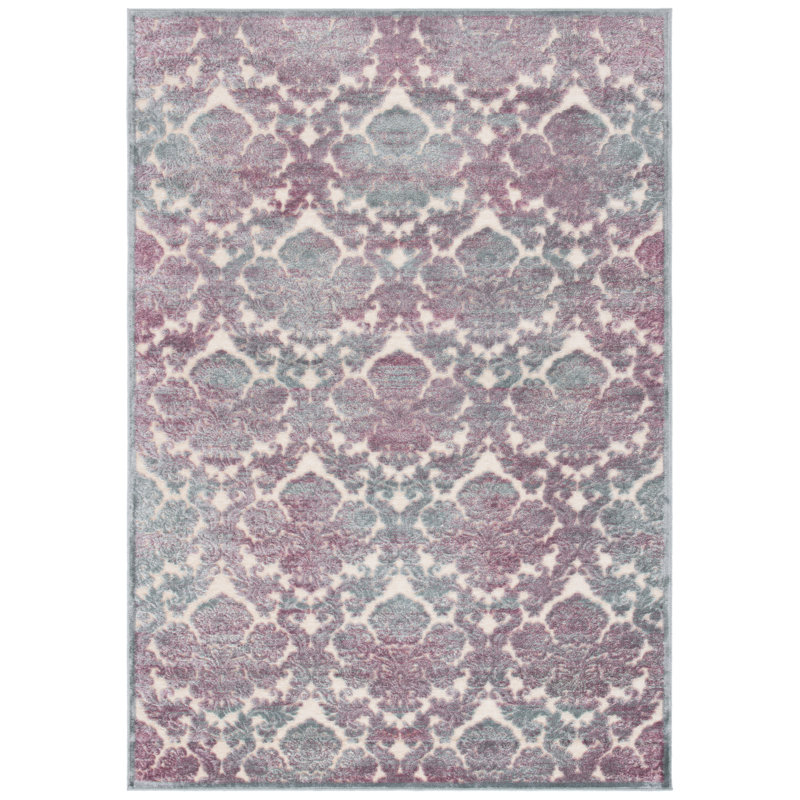 Heie Performance Damask Rug