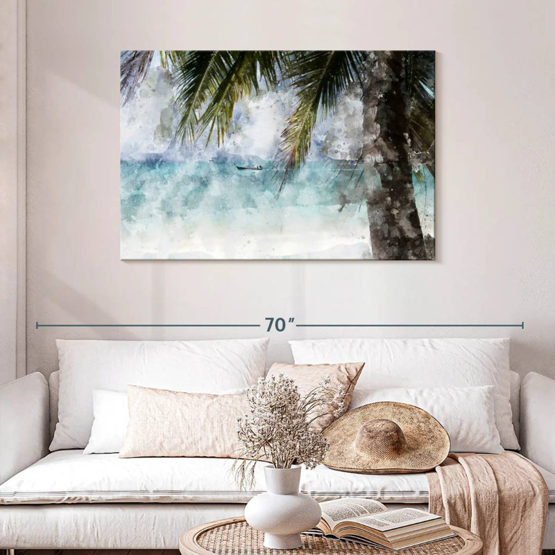 Gillard Palm Tree Abstract, 30" H x 45" W
