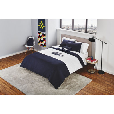 Ensemble d'édredon réversible standard en coton 4 pièces