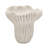 9.3X9x8.7" Sand And Cement Coral Planter With Textured Beige Finish