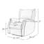 Fauteuil inclinable électrique en cuir véritable de 33,75 po Birkdale