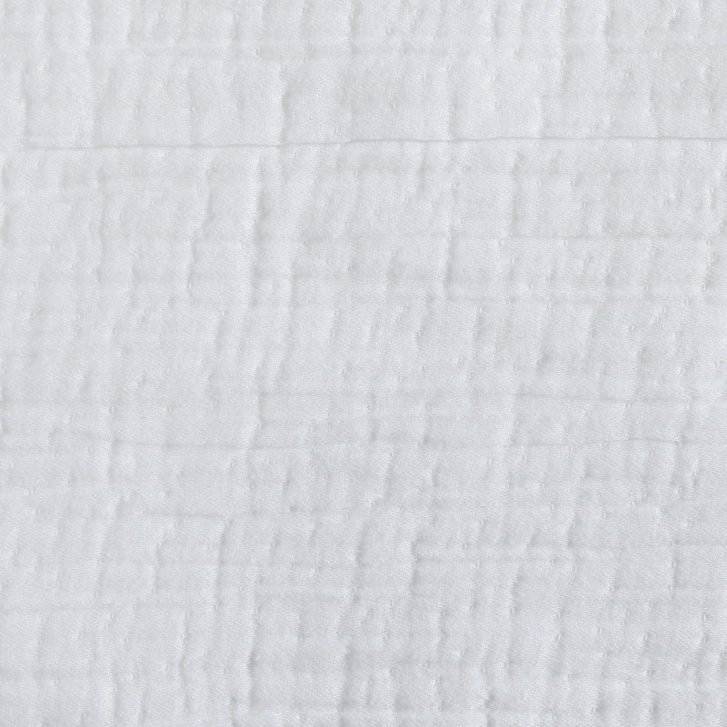 Calvin Klein Washed Texture Solid Cotton Comforter Set, White, Queen Comforter