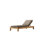 Maiorano Outdoor Teak Chaise Lounge