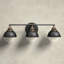 Kyoto 3 Light Seeded Dimmable Vanity Light