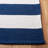 Brookvale Striped Handmade Flatweave Cotton Navy/Ivory Area Rug-164197651