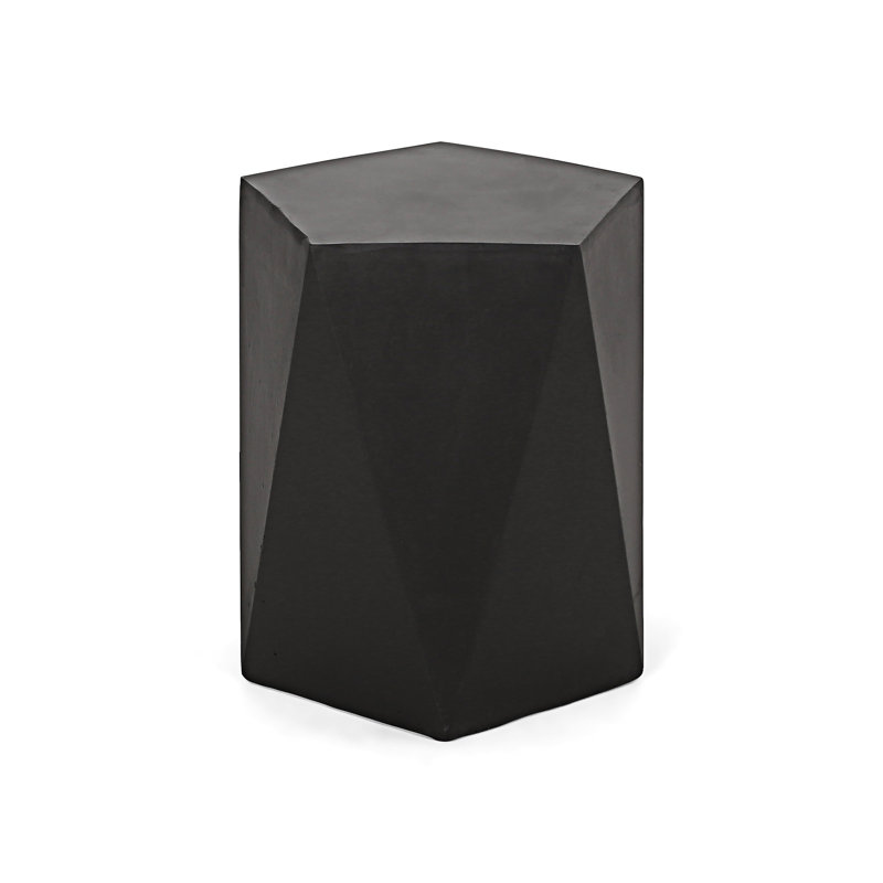 Outdoor Side Table, Black