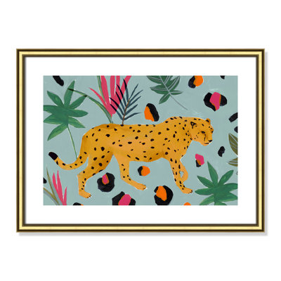 Walking Cheetah II by Isabelle Z - Painting Print