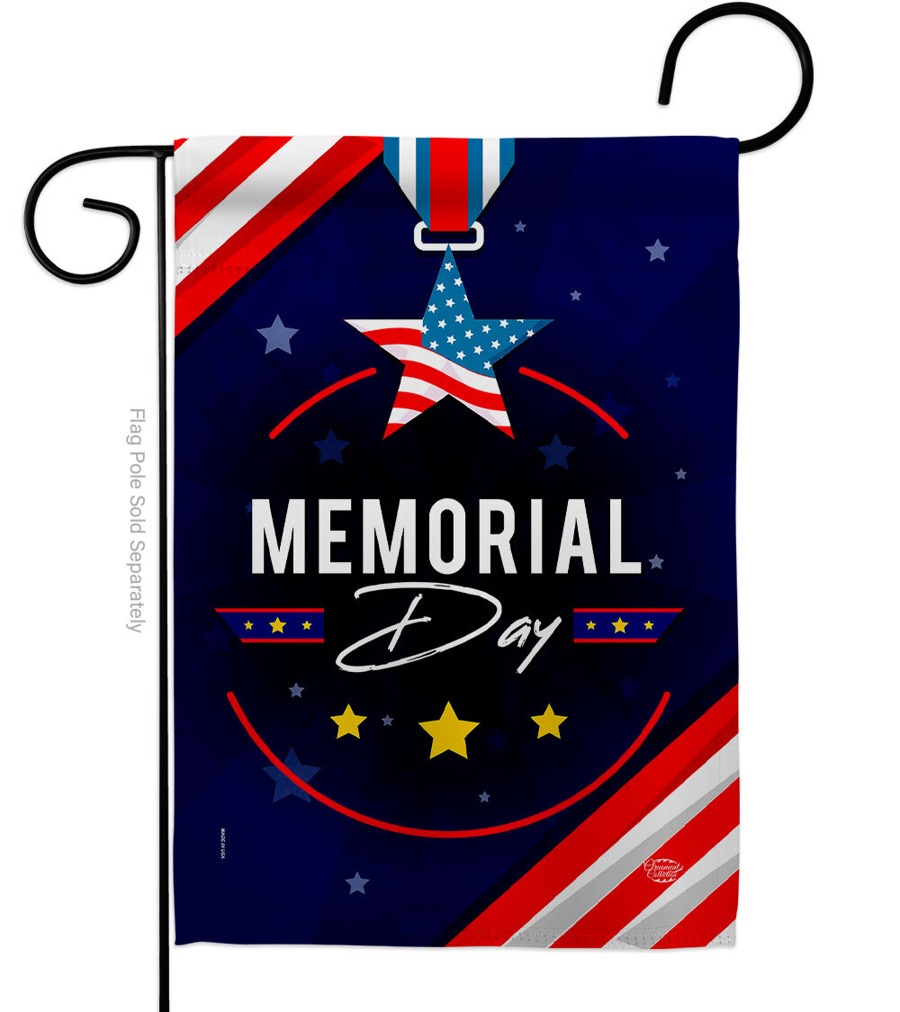 Ornament Collection Memorial Day Honor 2-Sided House Flag | Wayfair