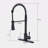 Commercial Kitchen Sink Faucet With Deck Plate-118350873