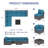 7-Piece Modular Patio Furniture Set, U-Shaped PE Rattan Sectional Sofa with Glass Table & Waterproof Cushions, Wicker Conversation Set for Deck, Backyard, Garden