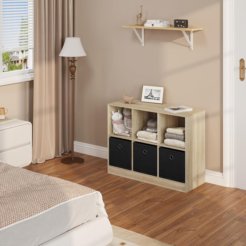 Leschenault 61cm H x 80cm W Standard Bookcase, Light Woodlook