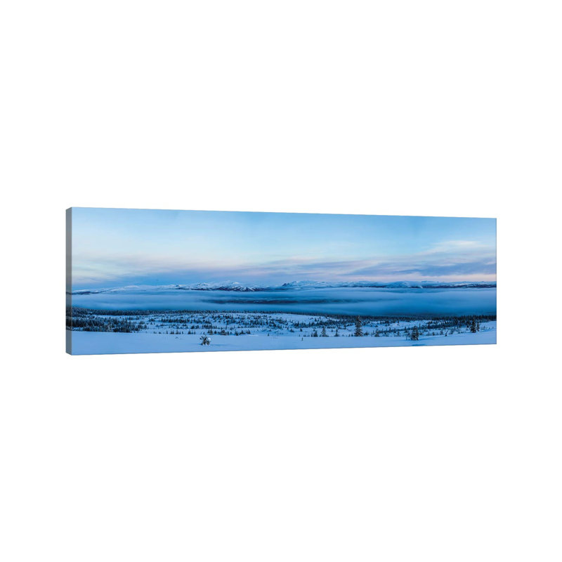 Cold Morning by Anders Jorulf - Wrapped Canvas Panoramic Print, 30.48cm H x 91.44cm W x 1.91cm D
