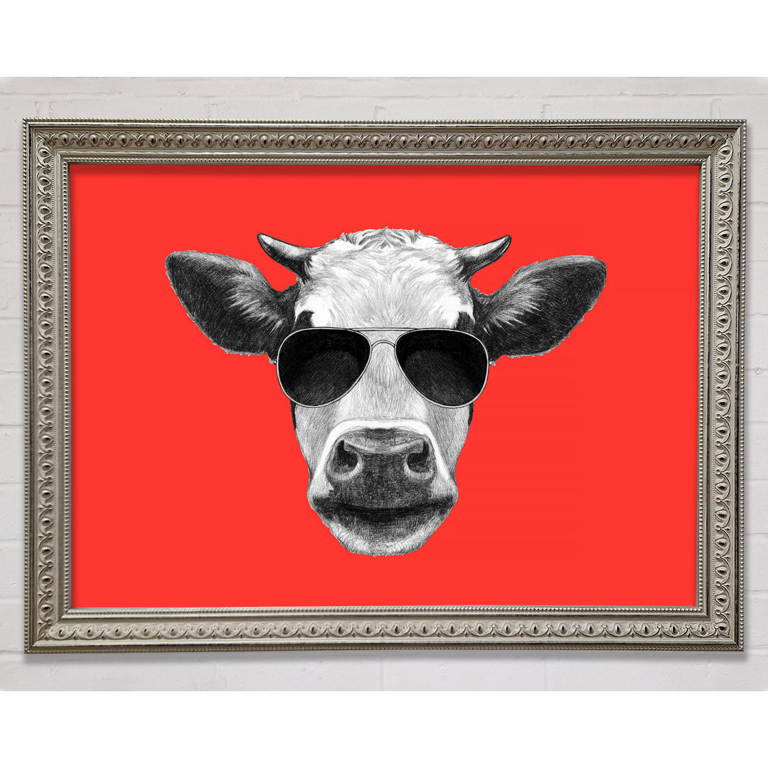 Gerahmtes Leinwandbild Mafia Cow