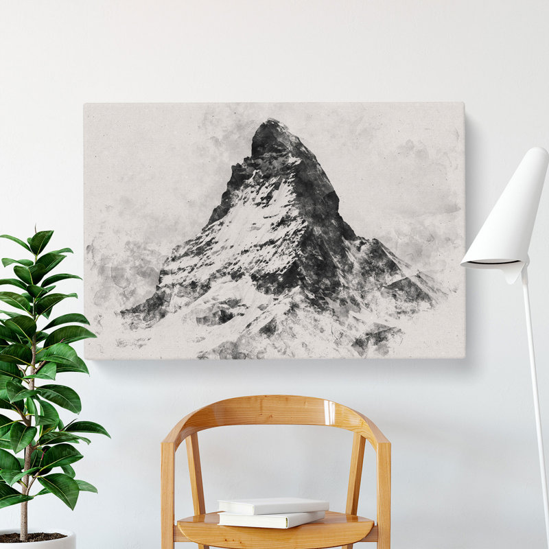 Matterhorn Mountain Vol.1 - Wrapped Canvas, 40cm H x 60cm W x 3cm D