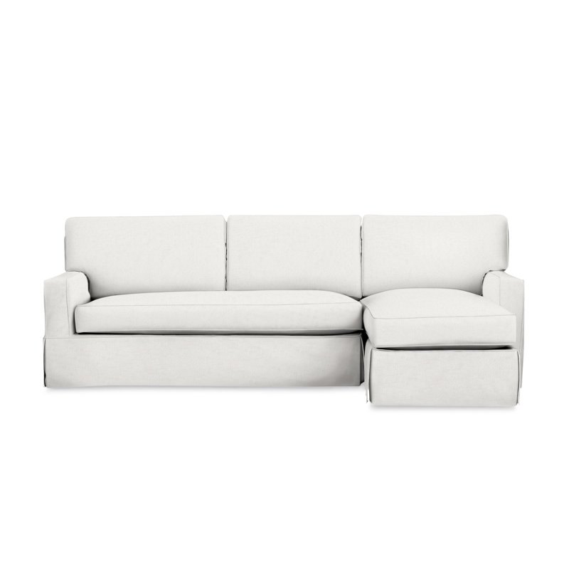 Taylor Chaise Sectional, Right Hand Facing, Nomad Snow Crypton® Chenille