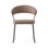 New York Upholstered Armless Chair with Sled Base