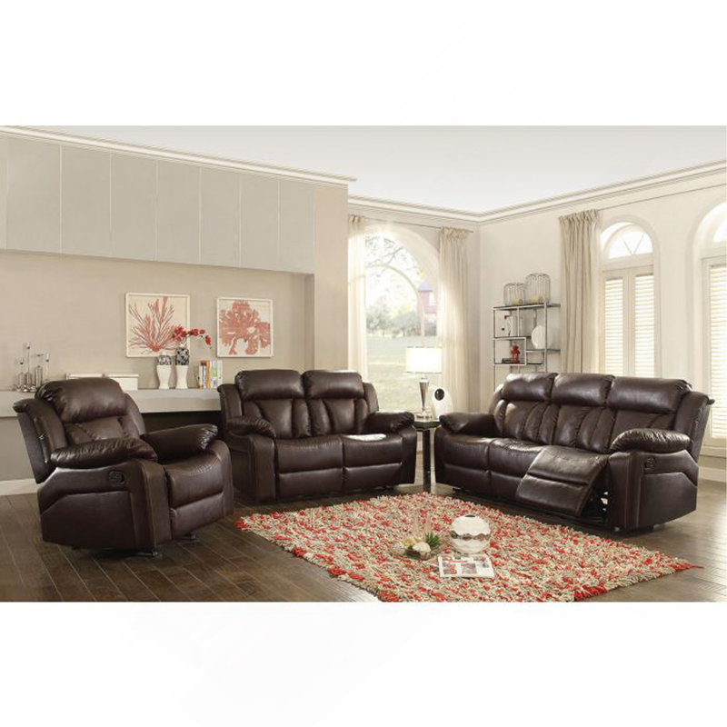Daria G686-RS Reclining Sofa , DARK BROWN
