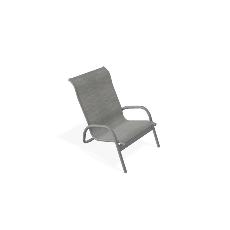 Gardenella Patio Chair, Graphite, Sicily
