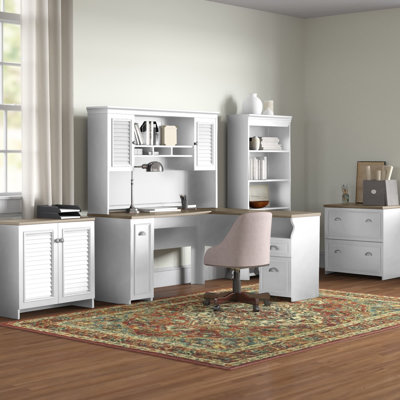Huckins 4 Piece Computer Desk Office Set