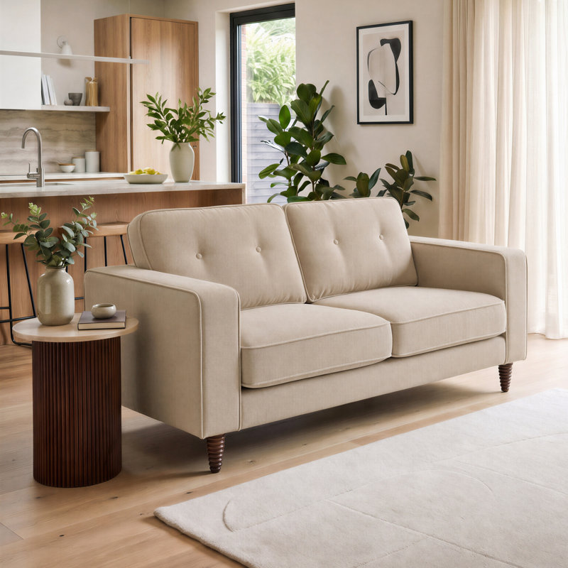 Jaspa Sofa, Blue Linen, 2