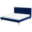 Lit plateforme en velours Dillon