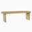 Solid Pine Wood Dining Bench, Spacious Seating for Family Use
